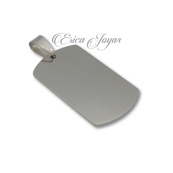 Producto - Dije plano Chapa Identidad (LBDP0085)