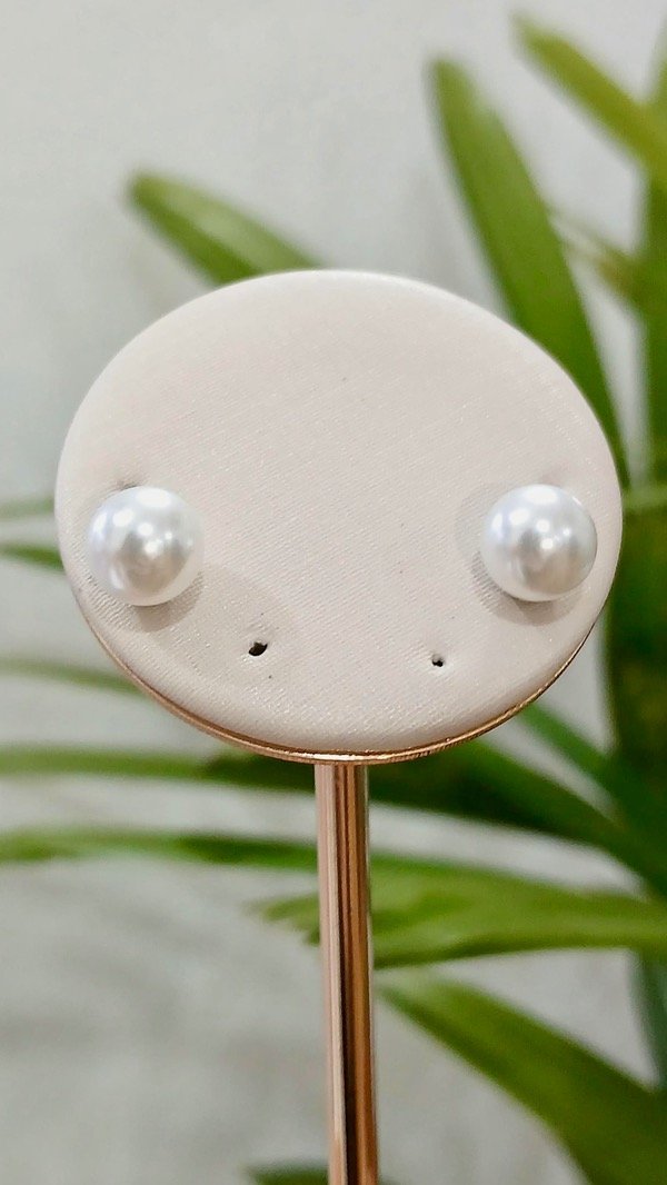 Producto - Aros perla en acero quirúrgico M