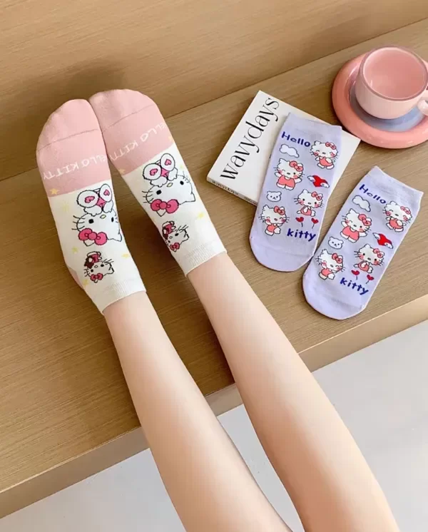 Producto - MEDIAS SOQUETE ALGODON KITTY