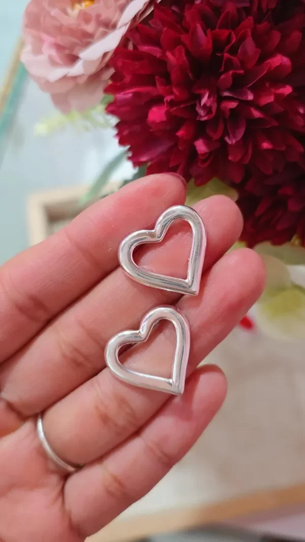 Producto - Aros  corazon xl calado AB