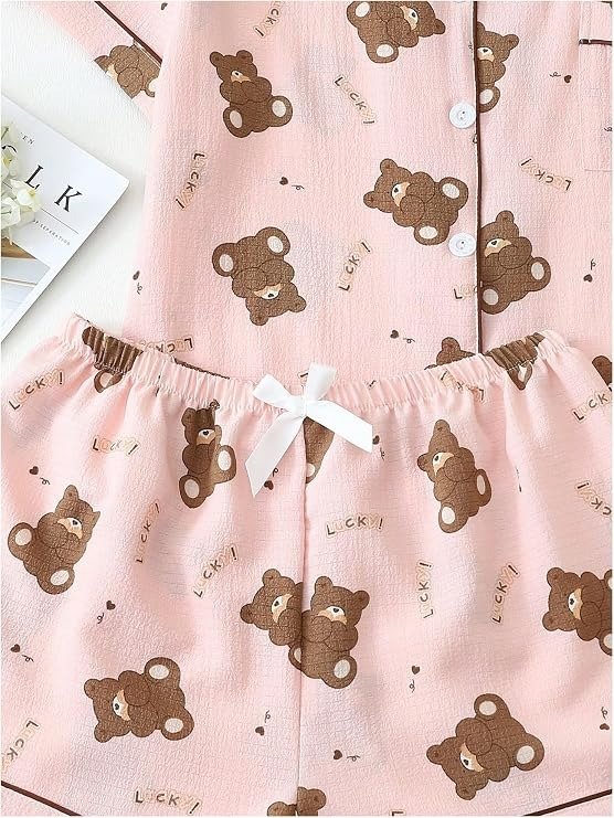 Producto - Conjunto de pijama de 2 piezas Pink Bear - 4