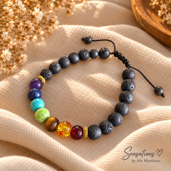Producto - Pulsera 7 chakras ajustable - 2