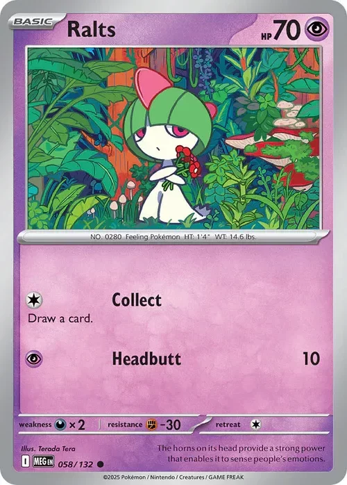 Producto - Ralts - 058/132 - Mega Evolution