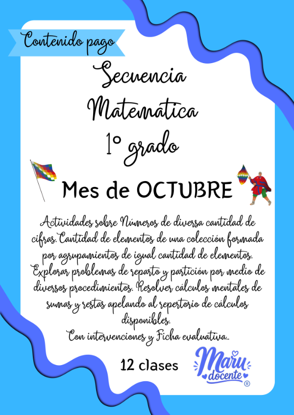 Producto - OCTUBRE MATE PRIMERO - 0