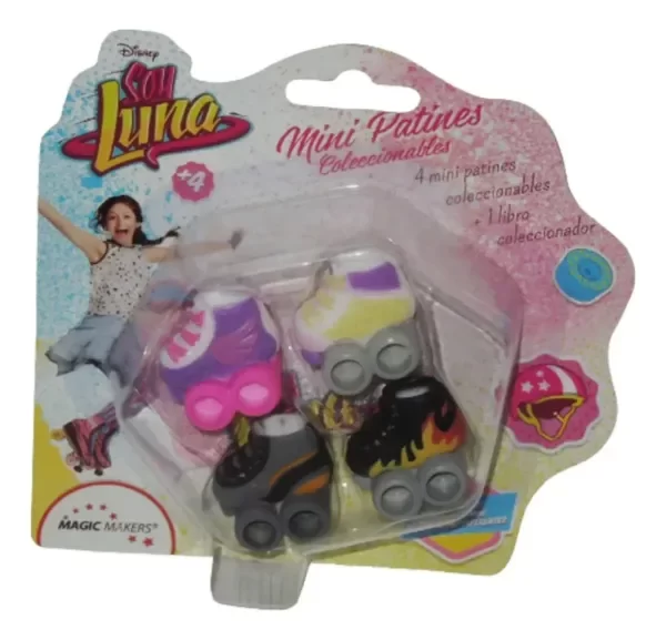 Producto - Soy Luna Mini Patines Para Dedo X 4 Delfina/Nico/Ramiro