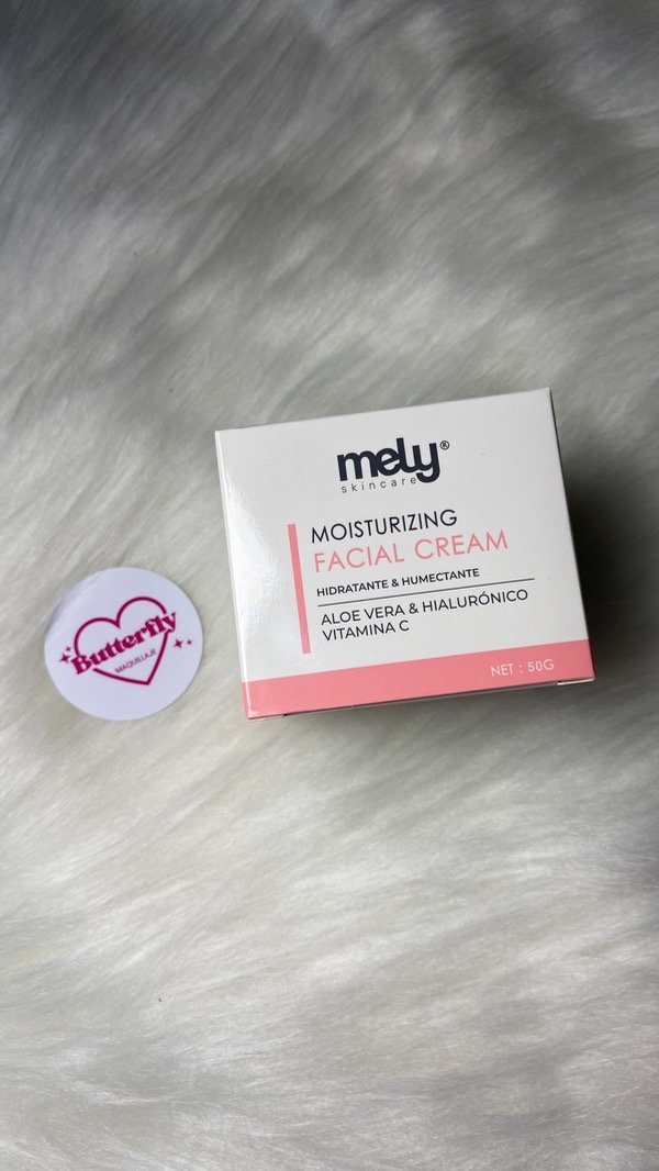 Producto - Crema facial hidratante y humectante Mely