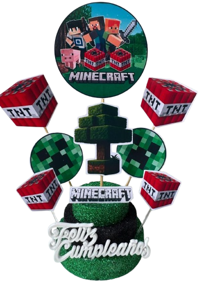 Producto - Adorno Base Telgopor Minecraft x1