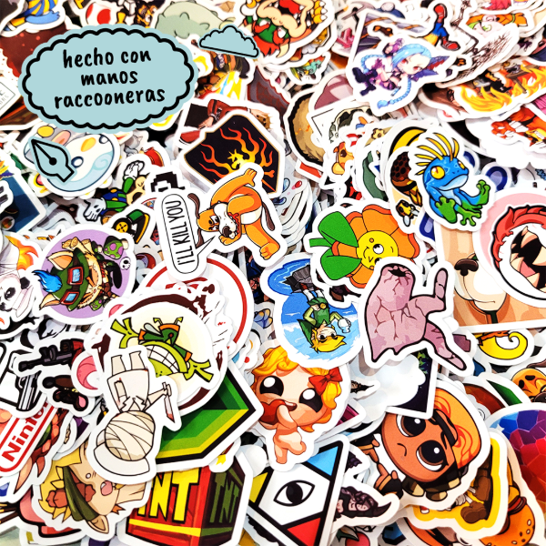 Producto - Stickers Papel Adhesivo (No Resiste el agua)