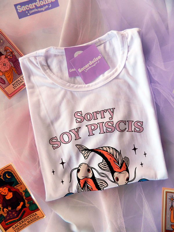 Producto - Remera Sorry, soy piscis