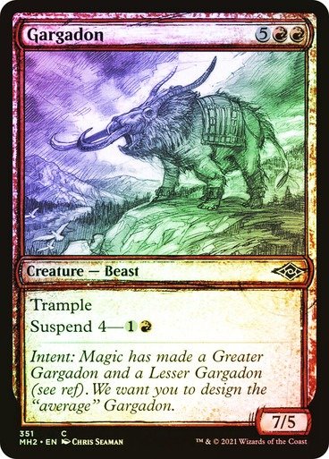 Producto - Gargadon Showcase Foil  Modern Horizons 2