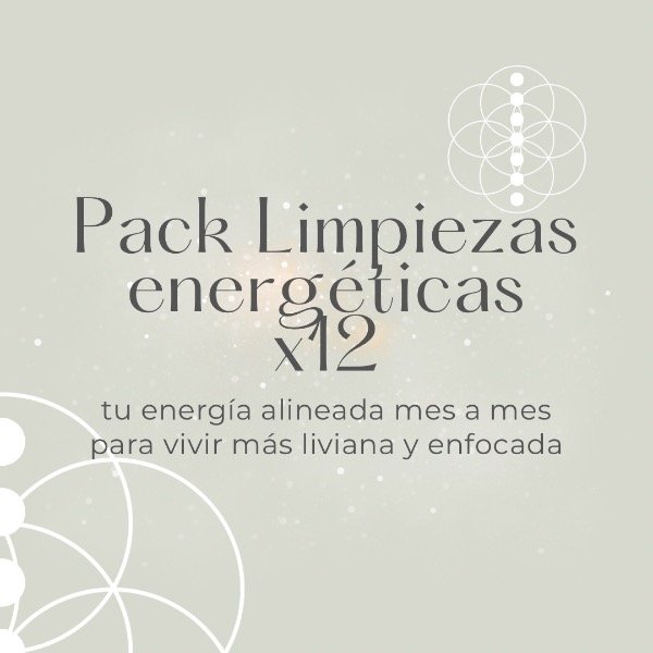 Producto - Pack x12 Limpiezas Energéticas