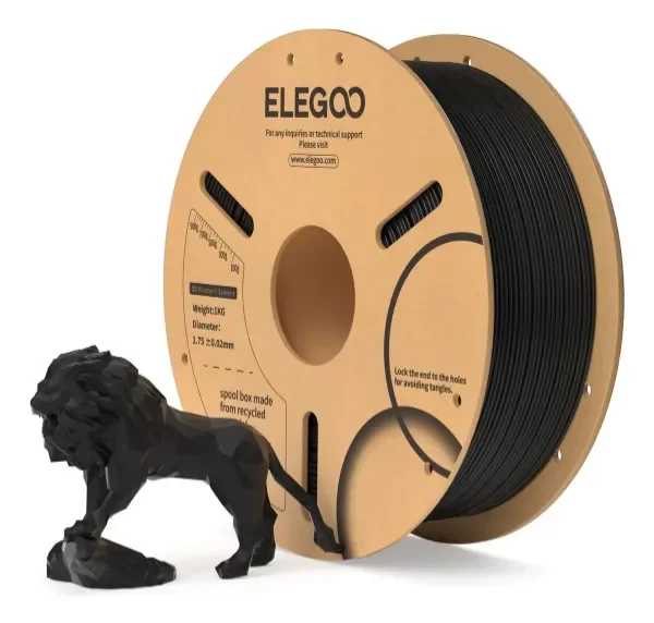 Producto - FILAMENTO ELEGOO PLA CF NEGRO 1,75mm - 0