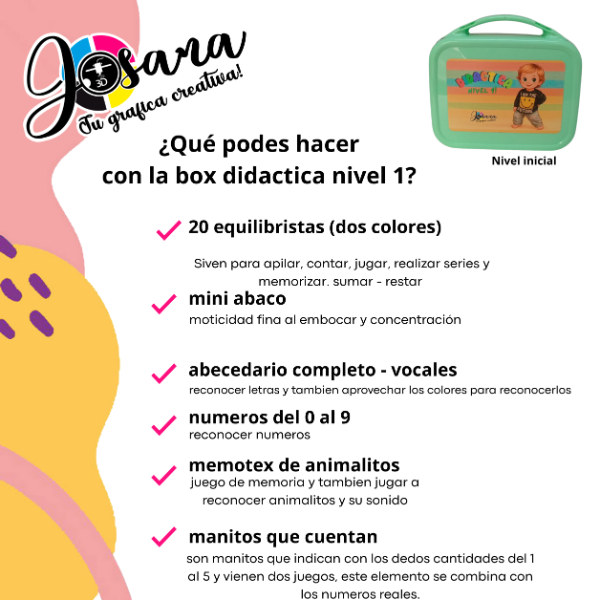 Producto - Box didactica nivel INICIAL - 1