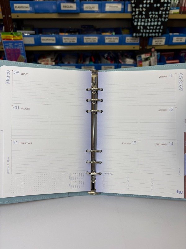 Producto - Agenda Semanal Rep. Cambiable - Timeless Fun - "Mundo FW" - 3
