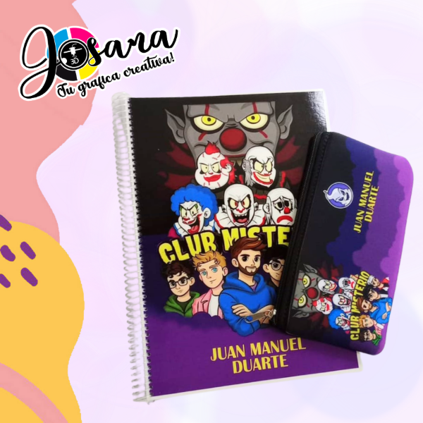 Producto - Cuaderno Universitario + cartuchera simple