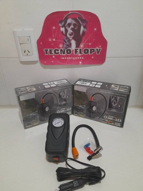 Producto - Inflador de neumáticos compresor portátil  12v auto moto bici rueda