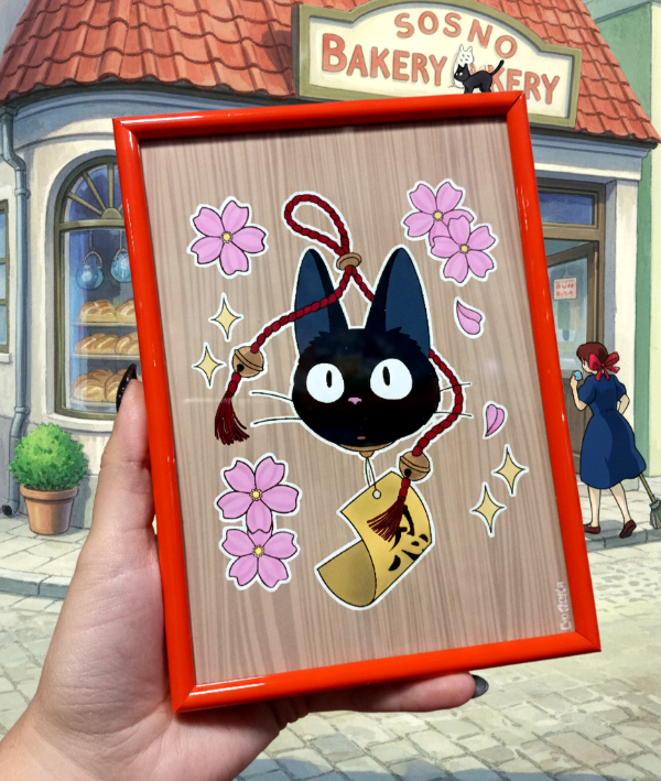 Producto - CUADRITO DE PARED JIJI - CHIMOKATATTOO