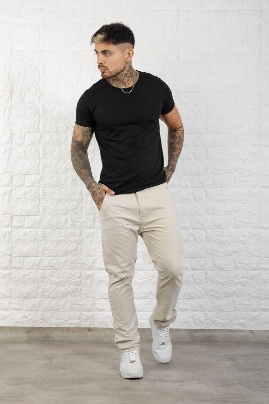 Producto - Pantalón Clásico Corte Chino