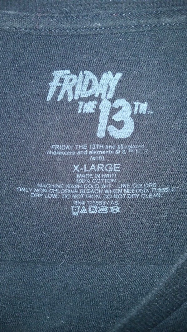 Producto - Friday 13th official merch long sleves tubular tee. - 3