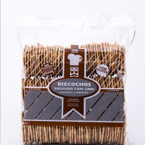 Producto - Galletitas marineras con lino Fermar x100g