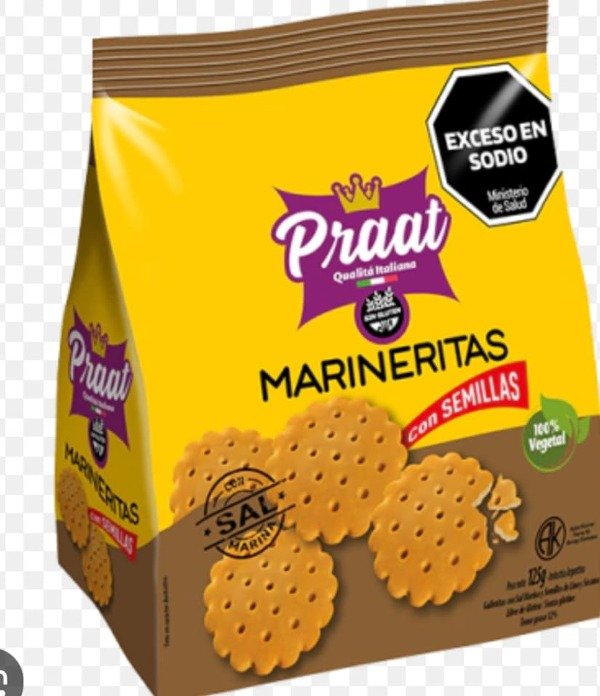 Producto - GALLETITAS MARINERITAS CON SEMILLAS PRAAT