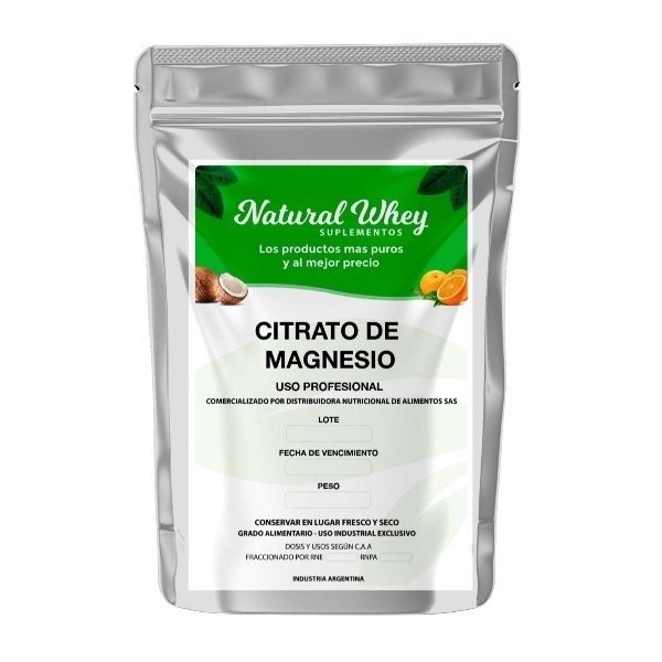 Producto - CITRATO DE MAGNESIO 500GRAMOS NATURAL WHEY