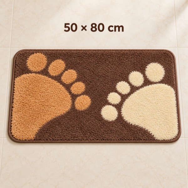 Producto - ALFOMBRA PIE DE CAMA FELPUDO GRUESA DE LANA 50X80CM - 2