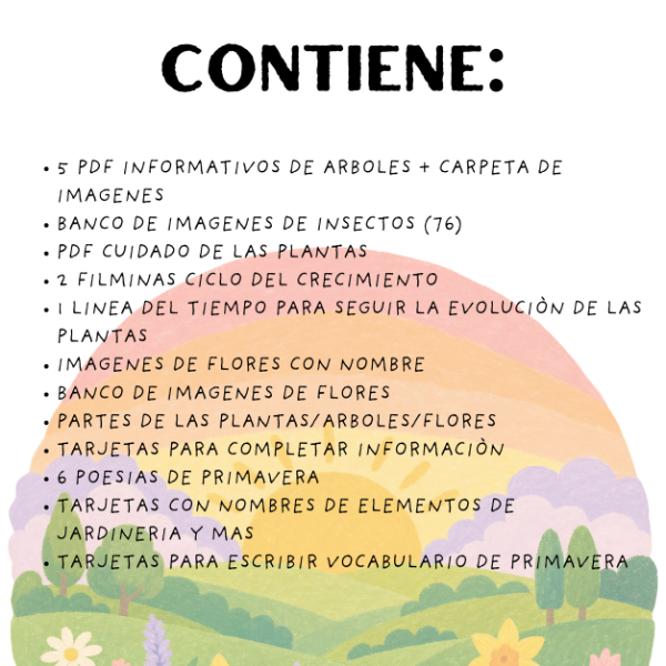 Producto - MEGA PACK RECURSERO- PRIMAVERA - 1