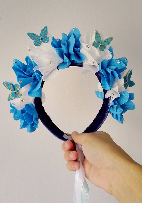Producto - Diadema patria con mariposas - 1