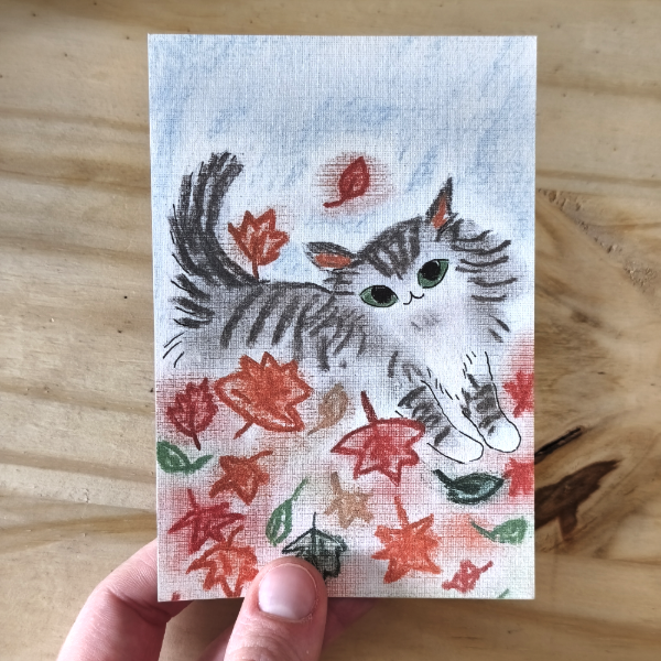 Producto - postal otoño