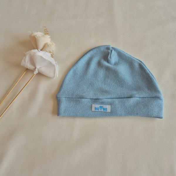Producto - Gorrito interlock azul