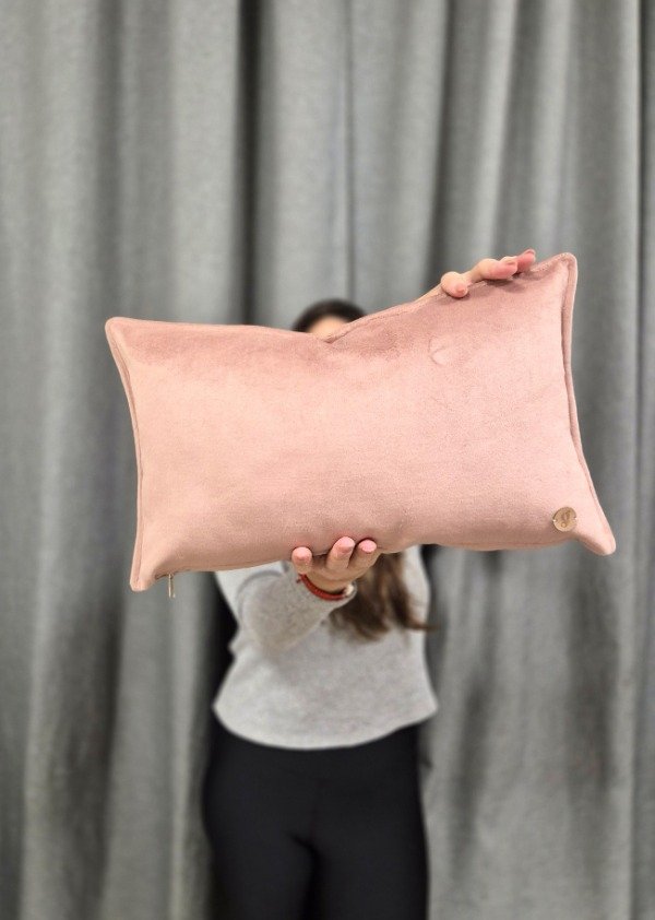 Producto - Almohadón - Pana Rosa