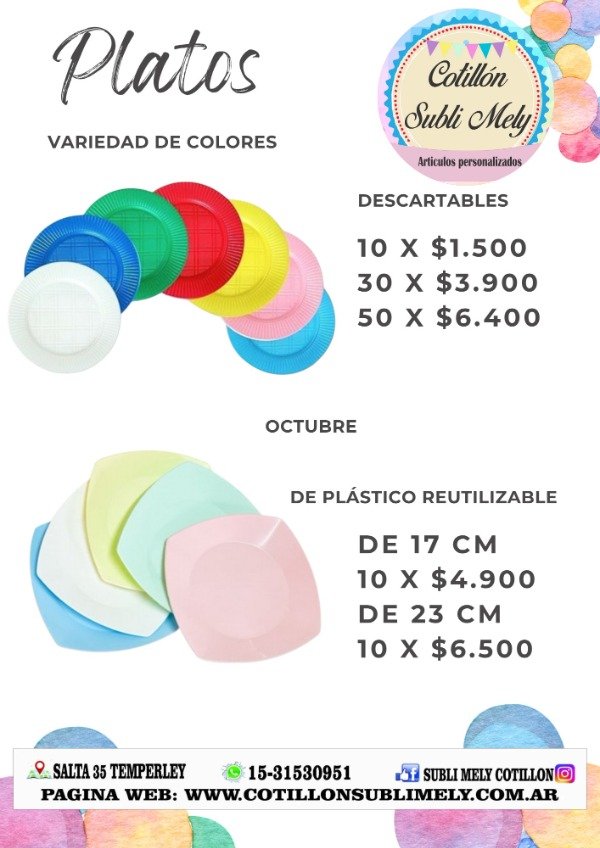 Producto - PROMO PLATOS