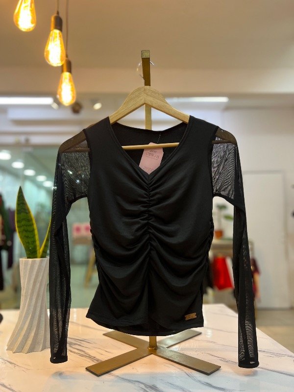 Producto - Camiseta frunce y tul KAREN 0613