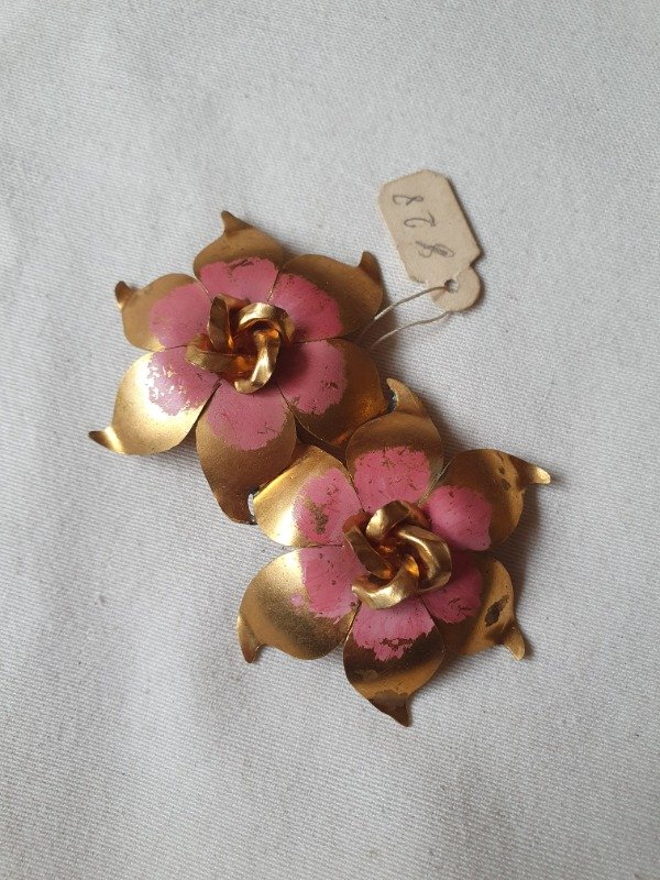Producto - Mega Broche 40s Florones Pinceladas Pink - 2