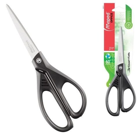 Producto - TIJERA ESSENTIALS GREEN 21CM BLISTER X1 MAPED