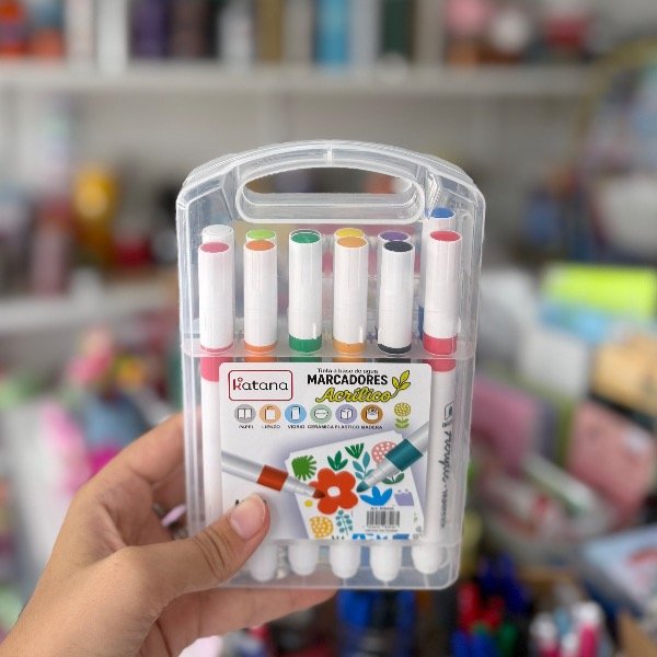 Producto - Marcador Acrílico KATANA x12 en Estuche 7093