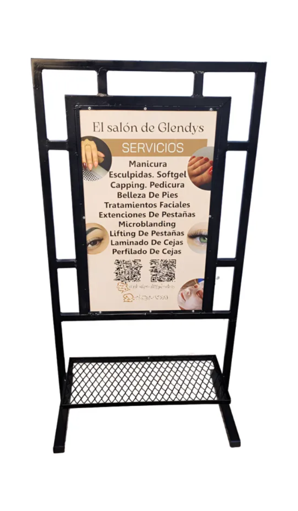 Producto - Cartel De Pie Porta Macetero