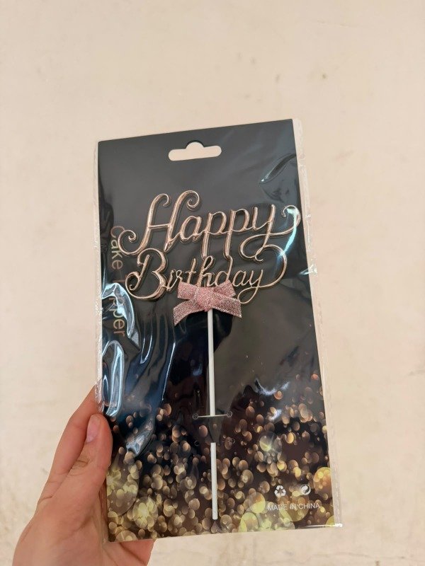 Producto - Topper happy birthday - varios modelos - 1