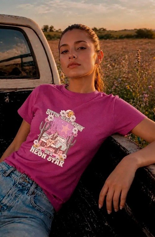 Producto - Remera Neon Star