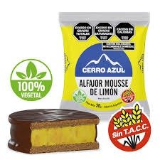 Producto - ALFAJORES DE MOUSSE DE LIMON X 55G CERRO AZUL UNIDAD