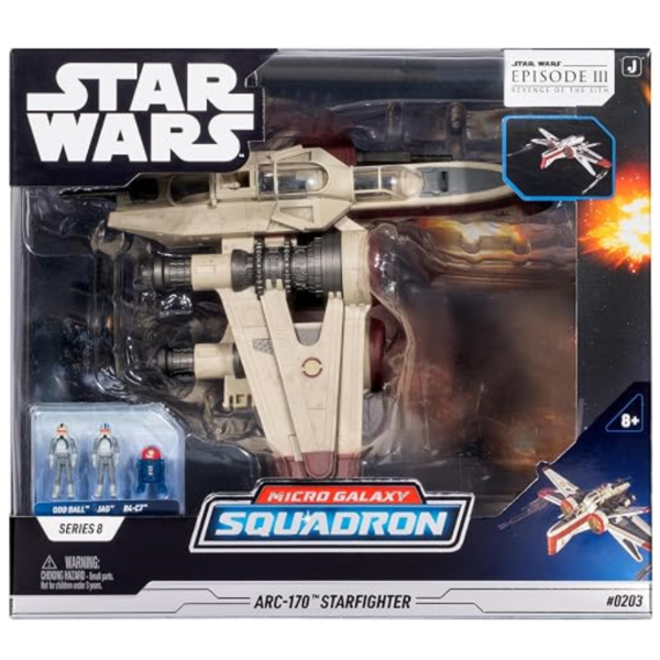 Producto - PRE-VENTA Star Wars Micro Galaxy Squadron Arc-170 Starfighter - 4