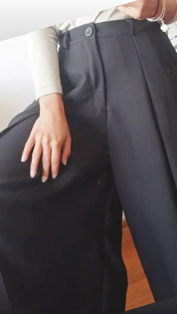 Producto - Pantalón ancho sastrero rayado
