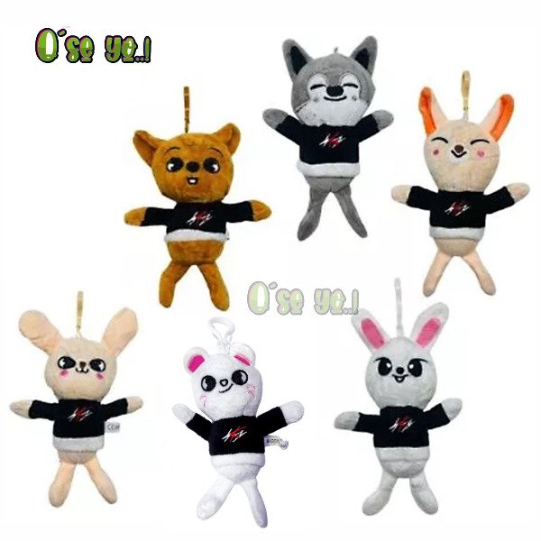 Producto - Llavero Peluches Stray Kids SKZ SKZOO Jiniret Puppy Foxy KPop