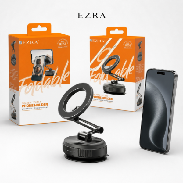 Producto - Soporte Magnético Para Celular Flexible Multiángulo de 360 Ezra HL151. - 0