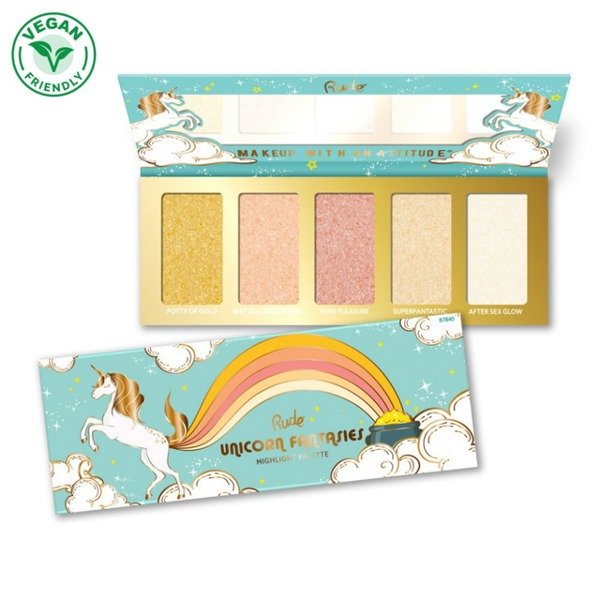 Producto - RUDE COSMETICS - UNICORN FANTASIES - PALETA DE ILUMINADORES