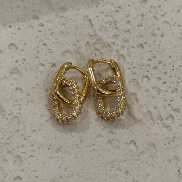 Producto - Aros dobles dorada PL
