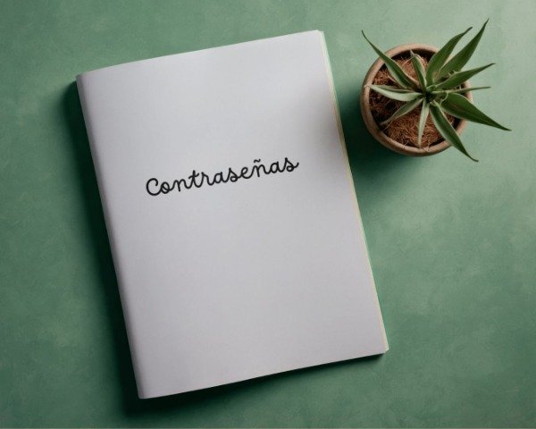 Producto - Cuaderno de contraseñas imprimible