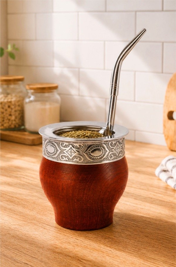 Producto - MATE IMPERIAL ALGARROBO ENCERADO