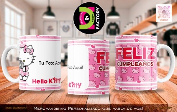 Producto - Taza Cartoon - Hello Kitty - TZ-RT-BL-11OZ-490-CTN-HK